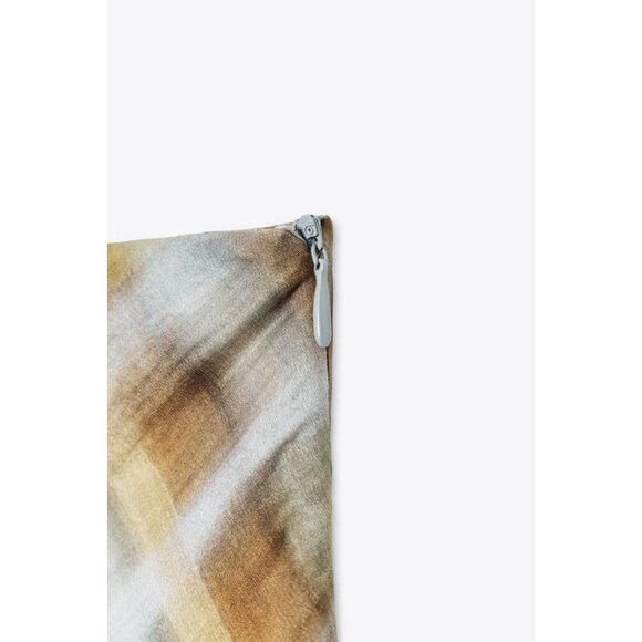 ZARA CHECK MIDI SKIRT - Picture 7 of 7